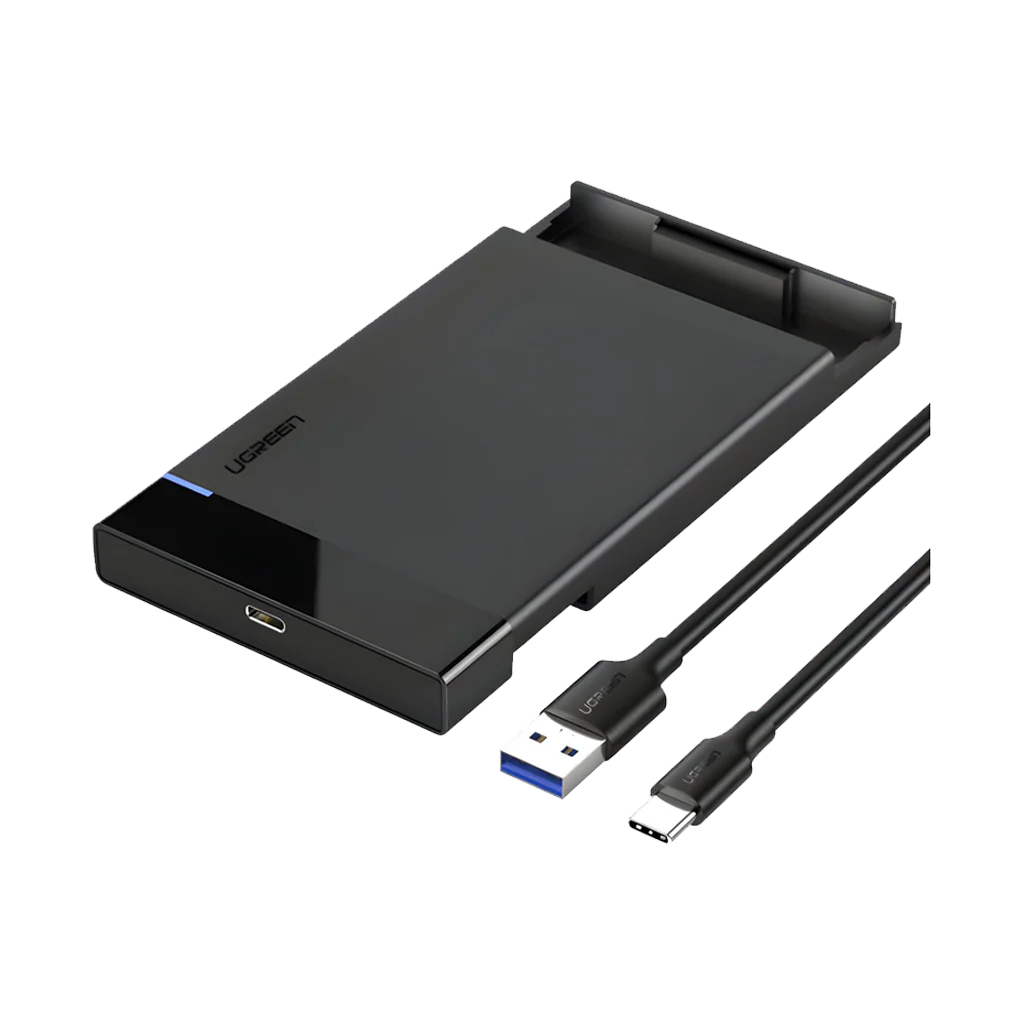 UGREEN USB Type-C 2.5″ SATA III External Hard Drive Enclosure