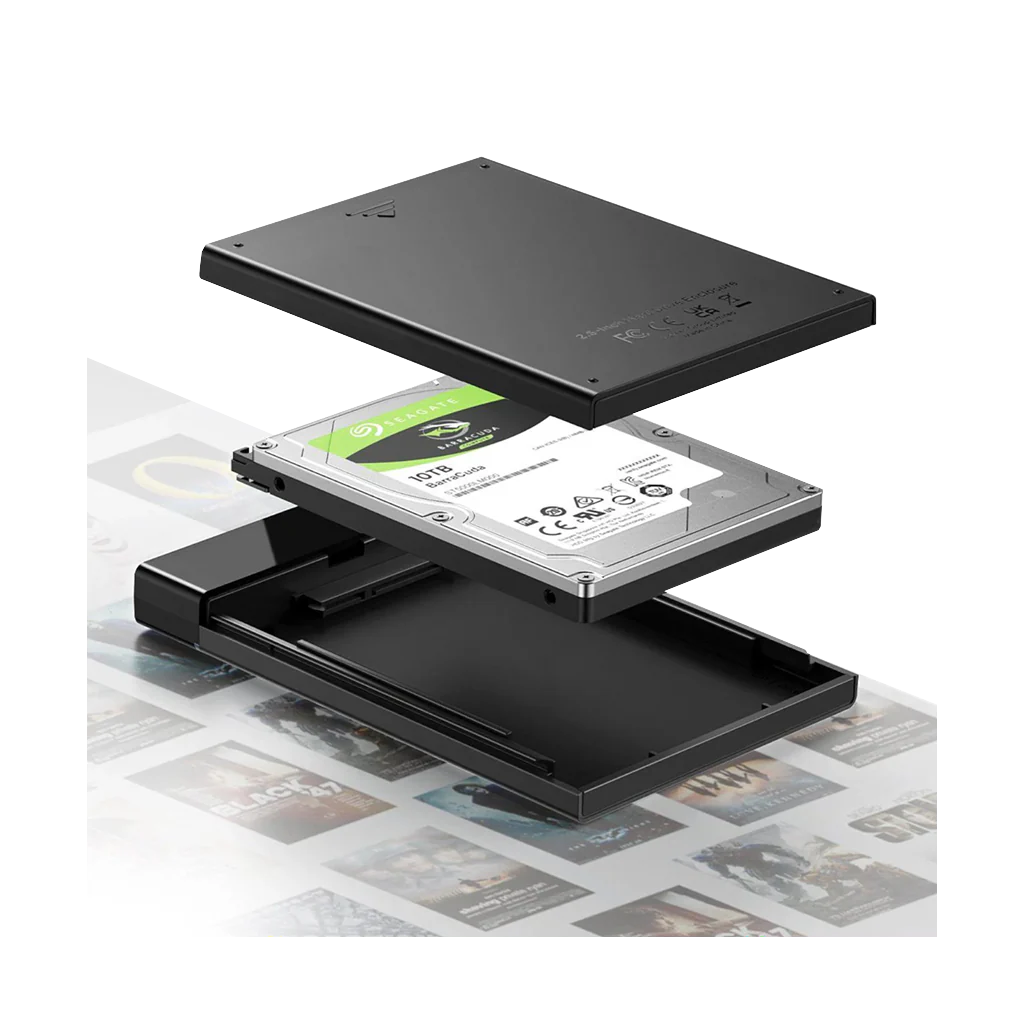 UGREEN USB Type-C 2.5″ SATA III External Hard Drive Enclosure - Image 2