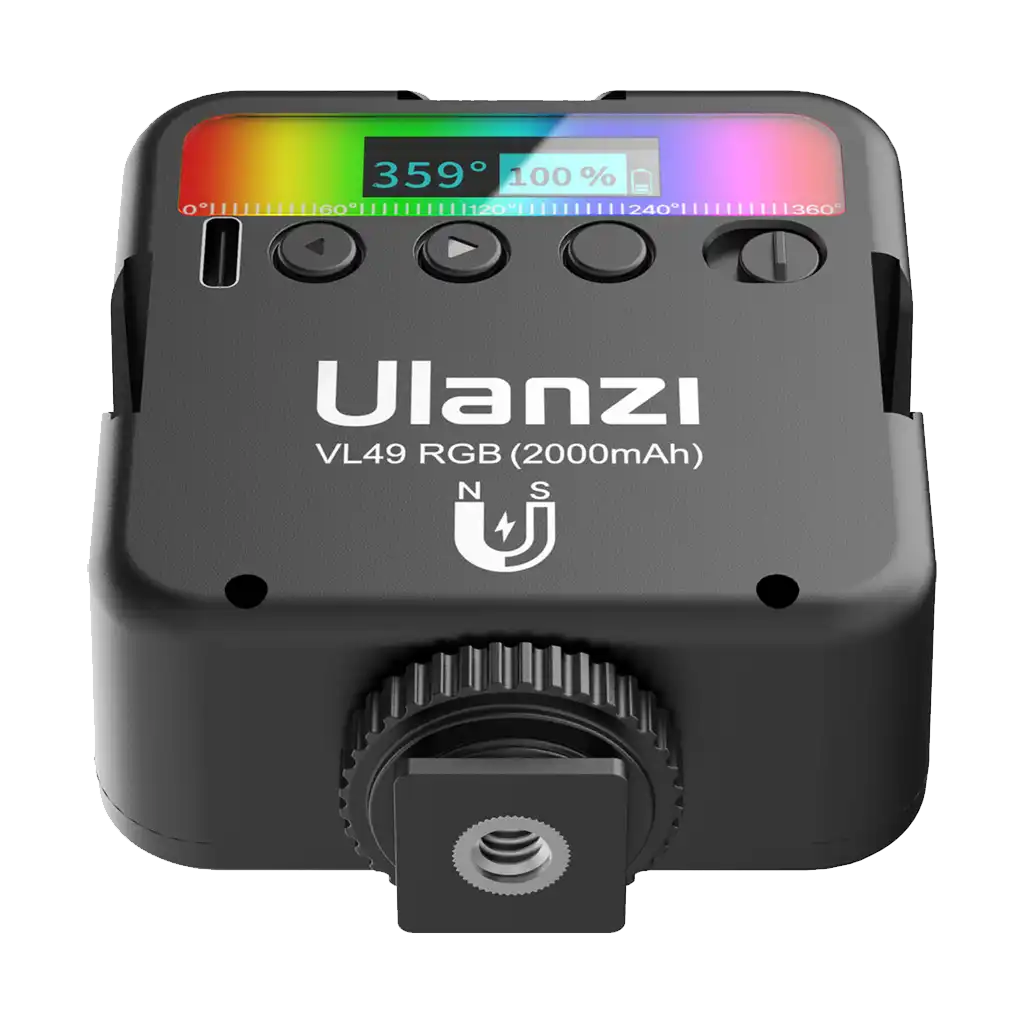 Ulanzi VL-49 Rechargeable Mini RGB Light - Image 3