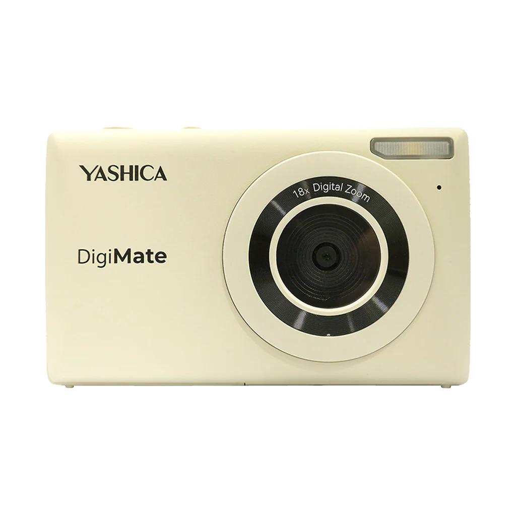 Yashica DigiMate Digital Compact Camera (Off-White)