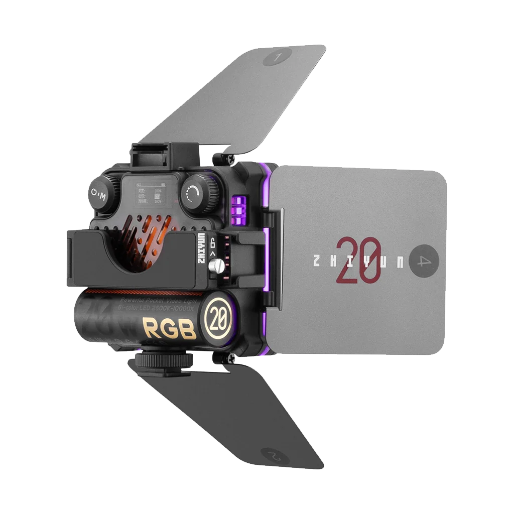 Zhiyun FiveRay M20C RGB LED Fill Light (Combo Version) - Image 2